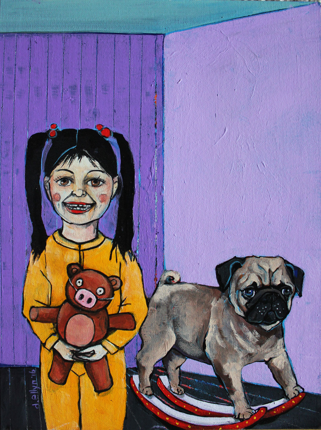 rocking puppy by Dana Ellyn, 2016