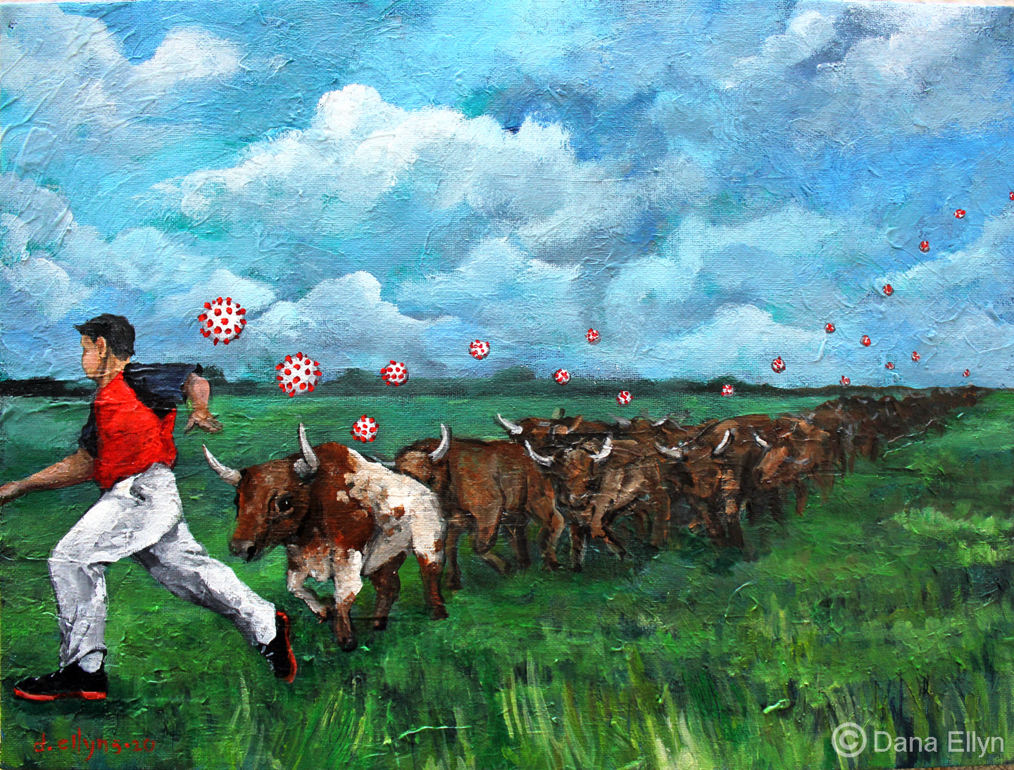 herd immunity by Dana Ellyn, 2020
